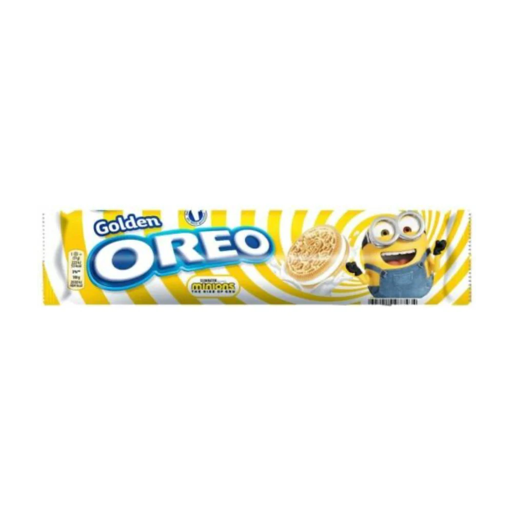 Oreo Minions, biscotti con crema alla vaniglia da 154g