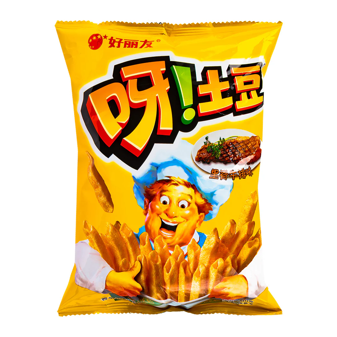 Orion Chips Steak, patatine al gusto di bistecca da 40g