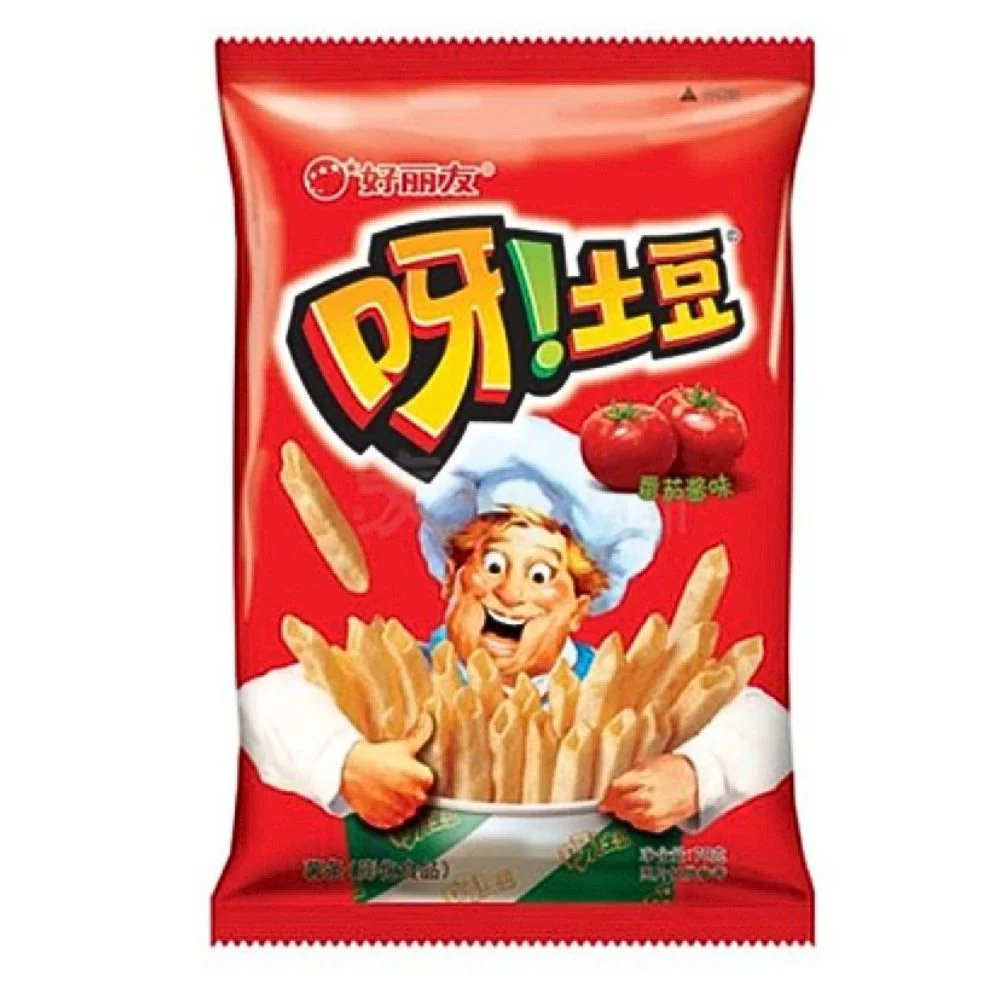 Orion Chips Tomato, patatine al gusto di pomodoro da 40g