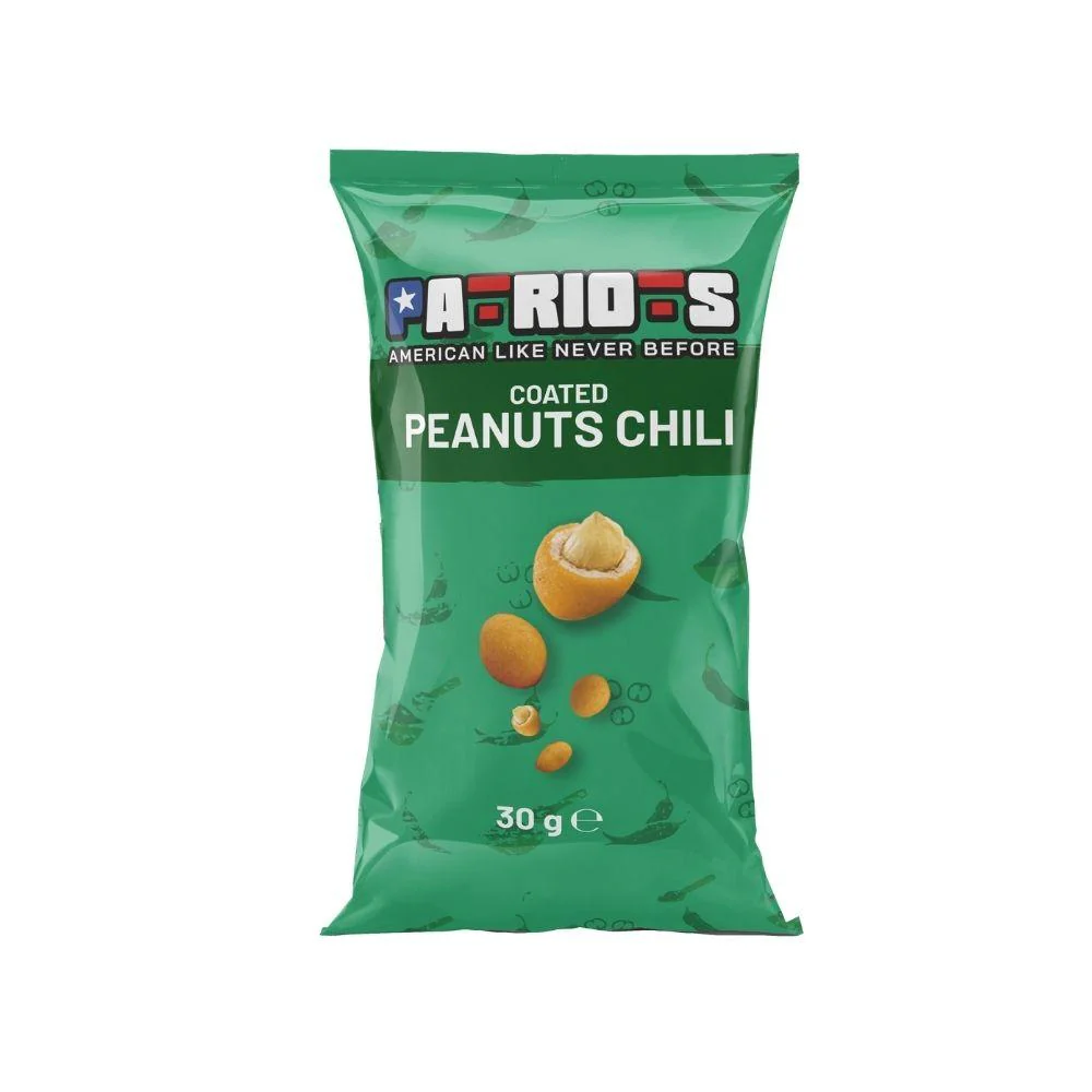 Patriots Coated Peanuts Chili, arachidi al peperoncino da 30g