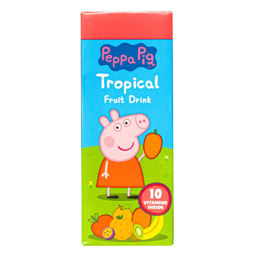 Peppa Pig Fruit Drink Tropical, succo di frutta tropicale da 200ml