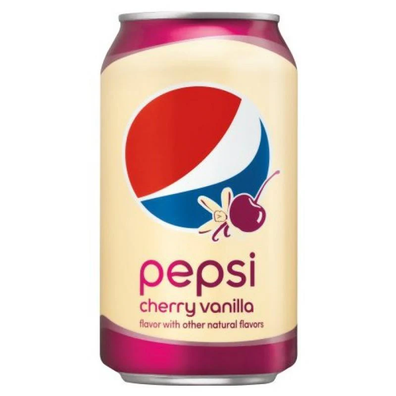 Pepsi Cherry Vanilla, soda a ciliegia e vaniglia da 355 ml