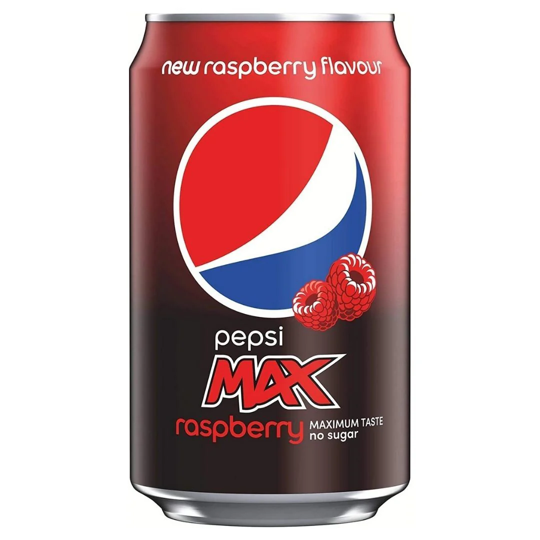 Pepsi Max Raspberry, bevanda al mirtillo da 330ml