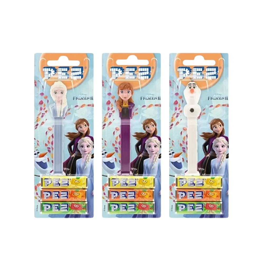 Pez Frozen, caramelle al gusto di frutta e personaggio a sorpresa da 17g