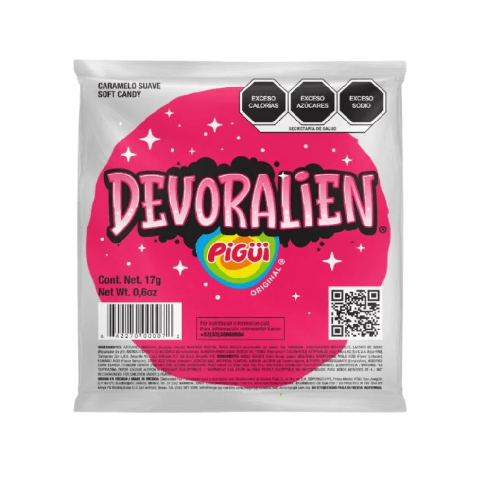 Slaps Devoralien Cherry, caramella modellabile al gusto di ciliegia da 17g