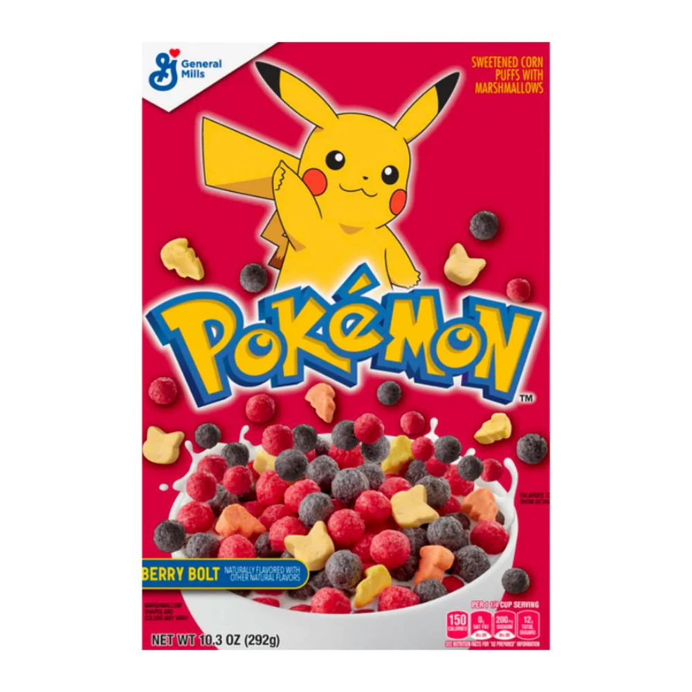 Pokemon Cereal Berry Bolt, cereali ai frutti di bosco da 292g