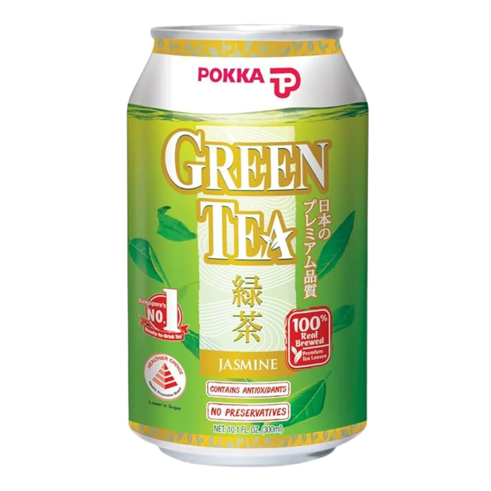 Pokka Green Tea Jasmine, bevanda analcolica a base di infuso di tè verde da 300ml