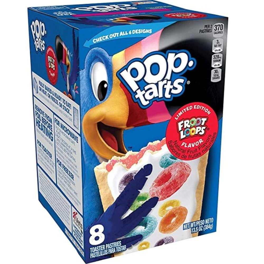Pop Tarts Froot Loops, biscotti ai cereali Froot Loops da 384g