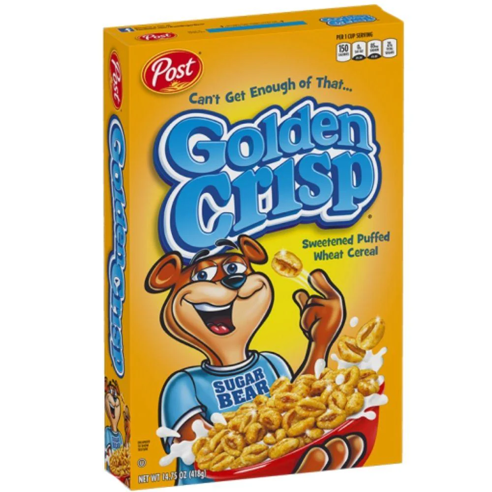 Post Golden Crisp, cereali al miele e caramello da 418g