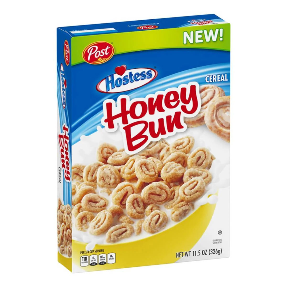 Post Hostess Honey Bun Cereal, confezione di cereali al miele da 326g