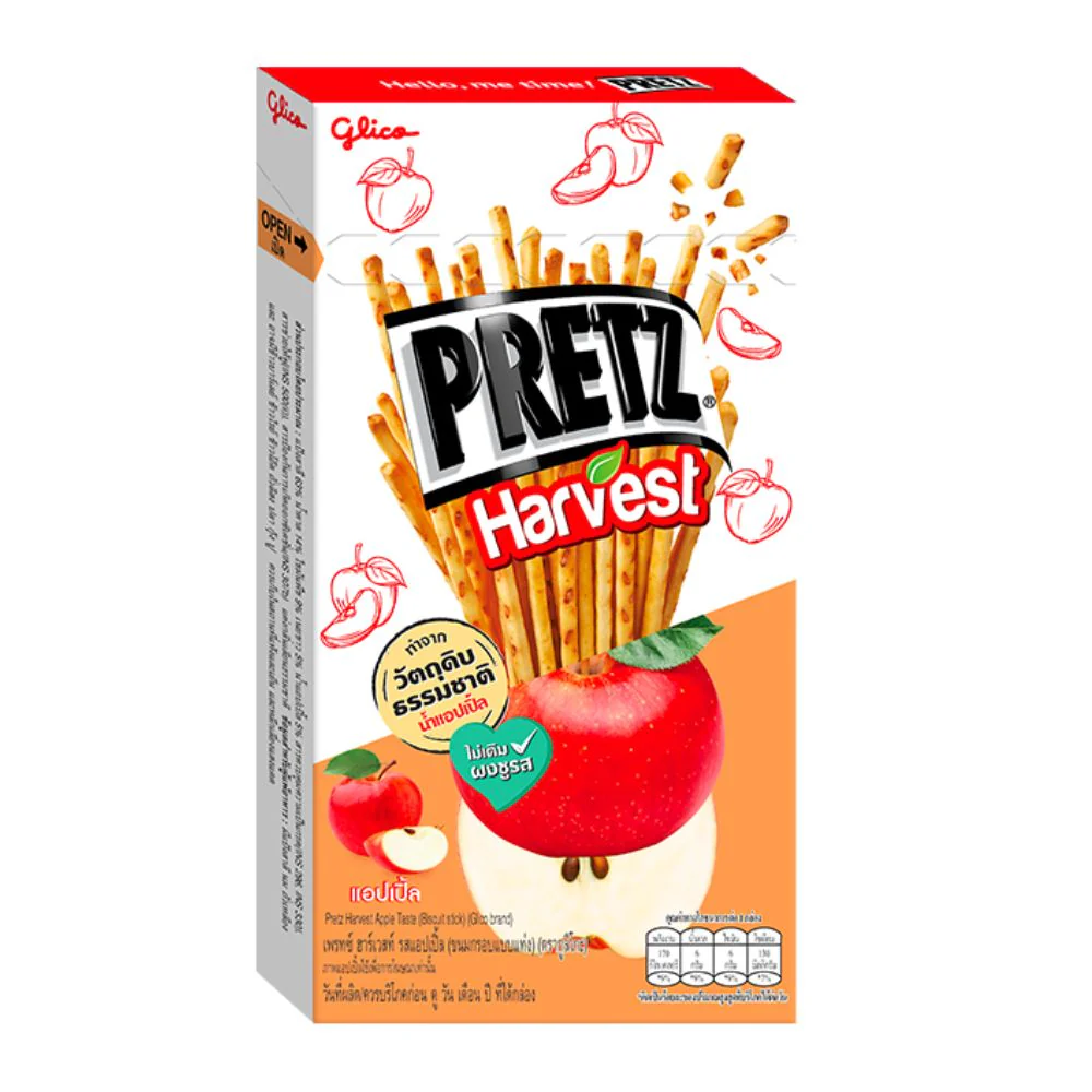 Pretz Harvest Apple, pretzel al sapore di mela da 34g