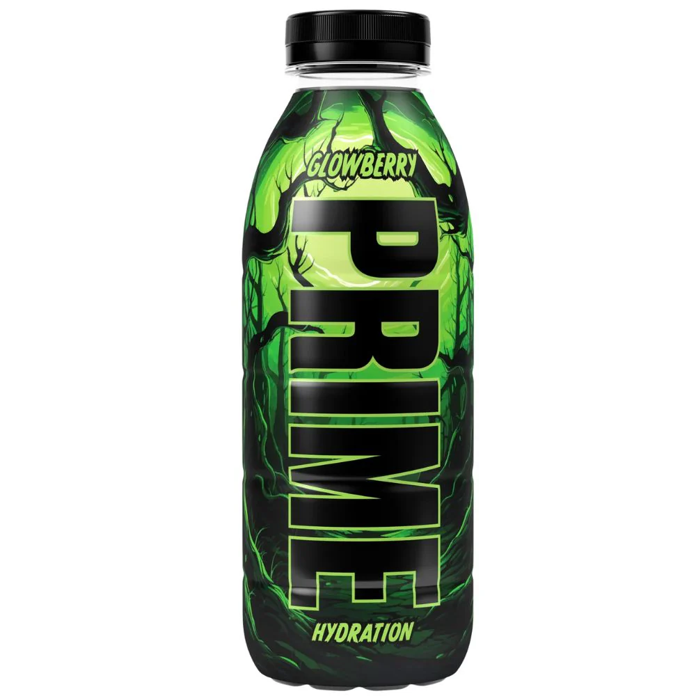 Prime Hydration Glowberry, bevanda aromatizzata al gusto di mela verde da 500ml