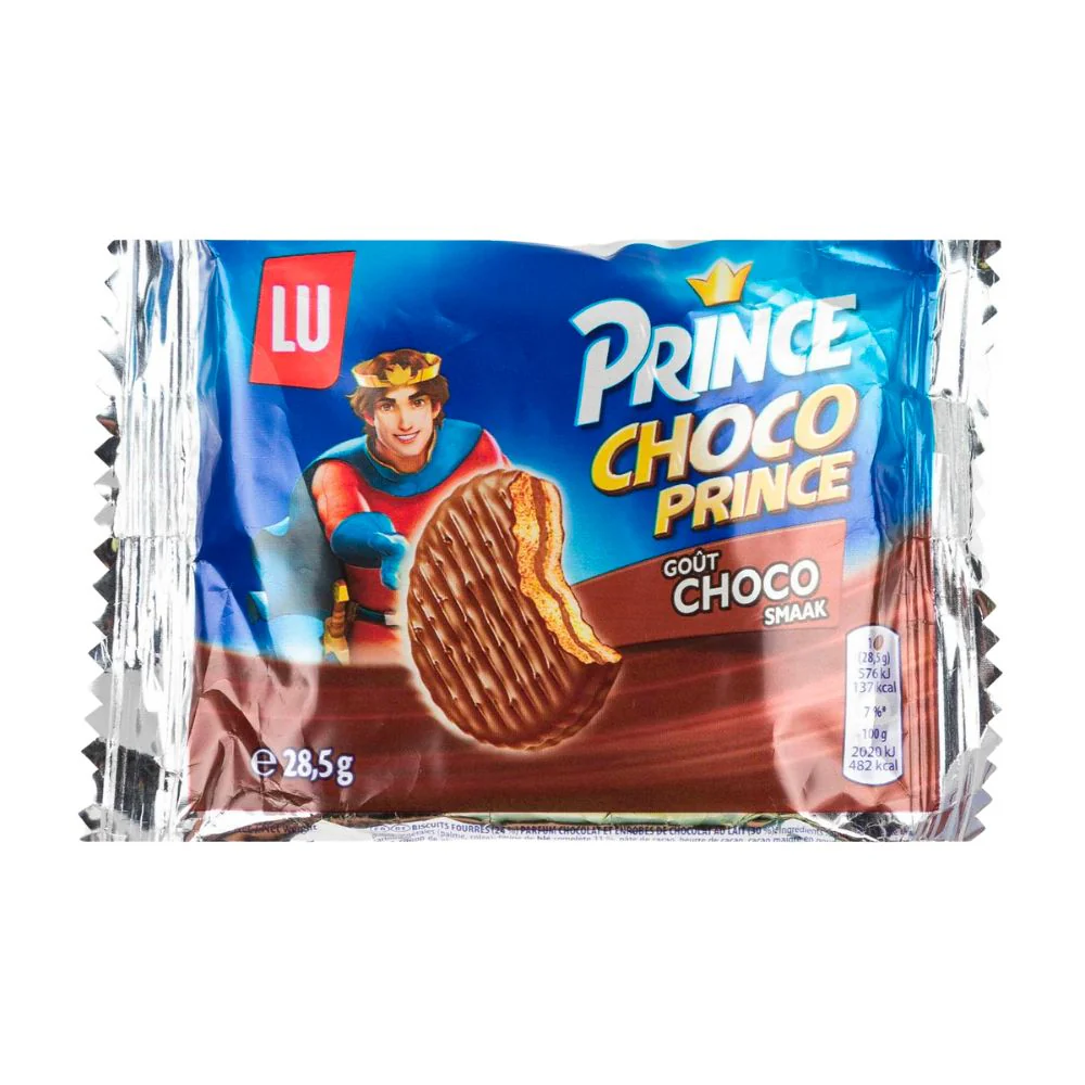 Prince Choco Prince, biscotto ricoperto di cioccolato da 28.5g