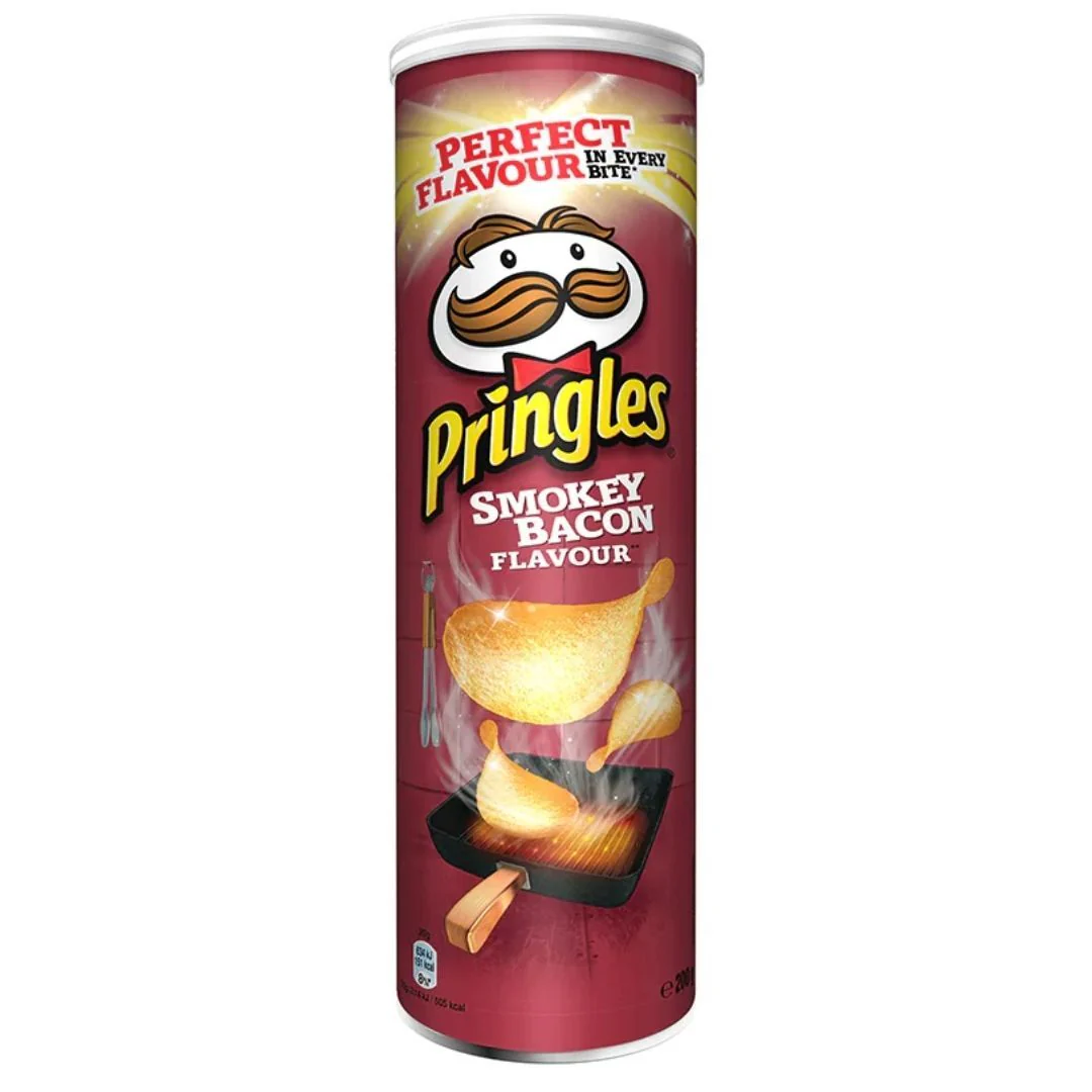 Pringles Smokey Bacon, patatine al bacon affumicato da 200g