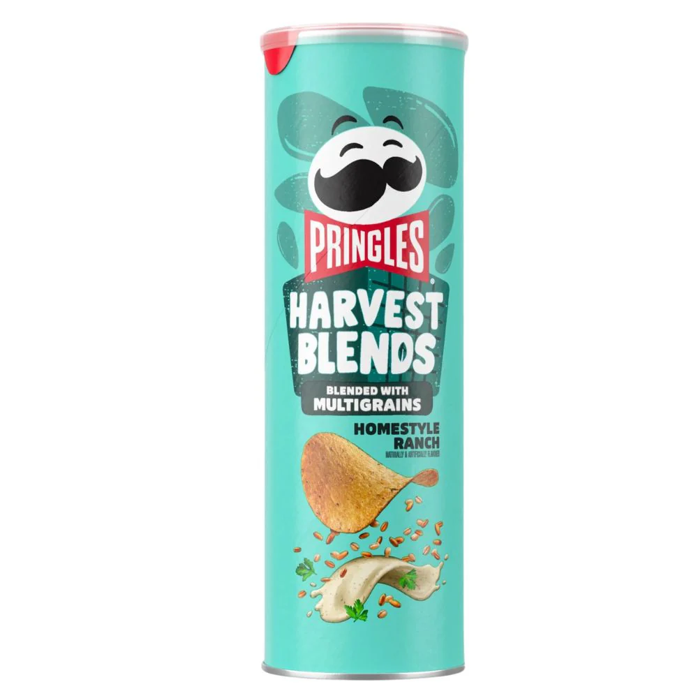 Pringles Harvest Blends Homestyle Ranch, patatine al gusto di salsa ranch da 158g