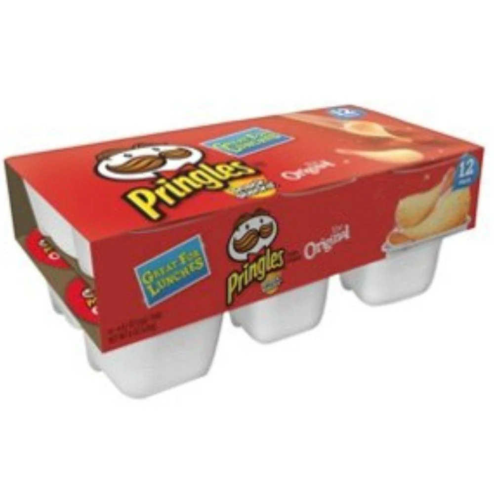 Pringles Snack Stack Original, confezione da 12 monoporzioni di patatine da 252g