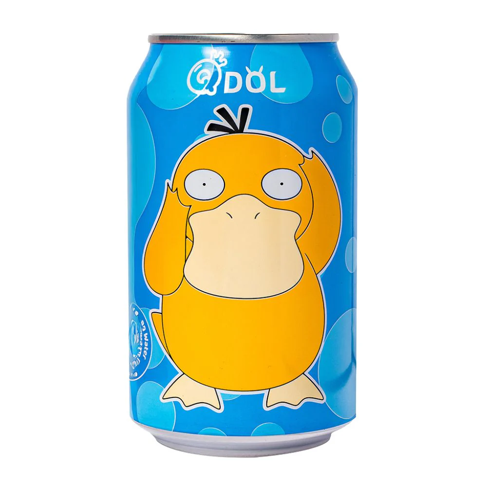 Qdol Psyduck Mandarin, bevanda frizzante al gusto di mandarino da 330ml