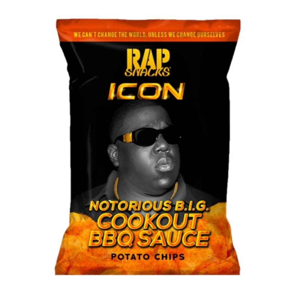 Rap Snack icon Cookout BBQ Sauce, patatine al barbecue da 78g