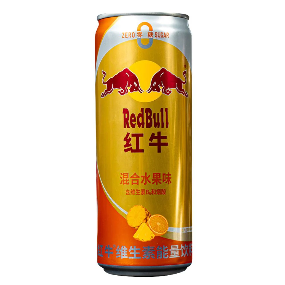 Red Bull Mixed Fruit Asia, bevanda energetica al gusto di frutta da 325ml