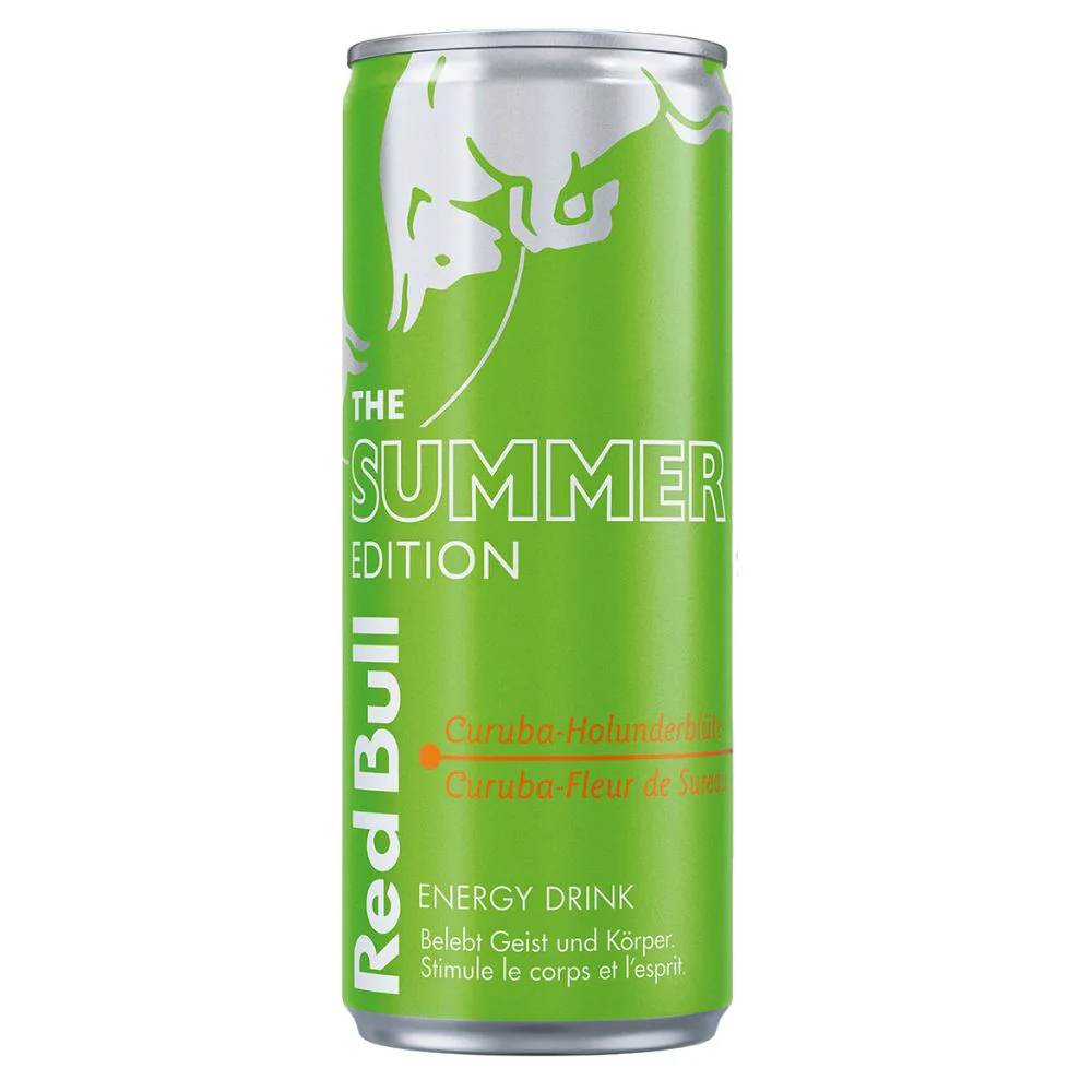 Red Bull Summer Edition Curuba Elderflower, bevanda energetica al gusto di curuba e fiori di sambuco da 250ml