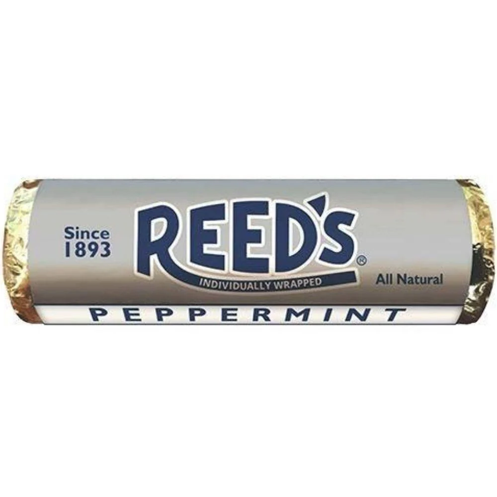 Reed's Roll Peppermint, caramelle alla menta piperita da 28.7g