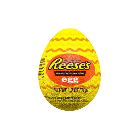 Reese's Peanut Butter Créme Egg, ovetto di cioccolato al burro di arachidi da 34g