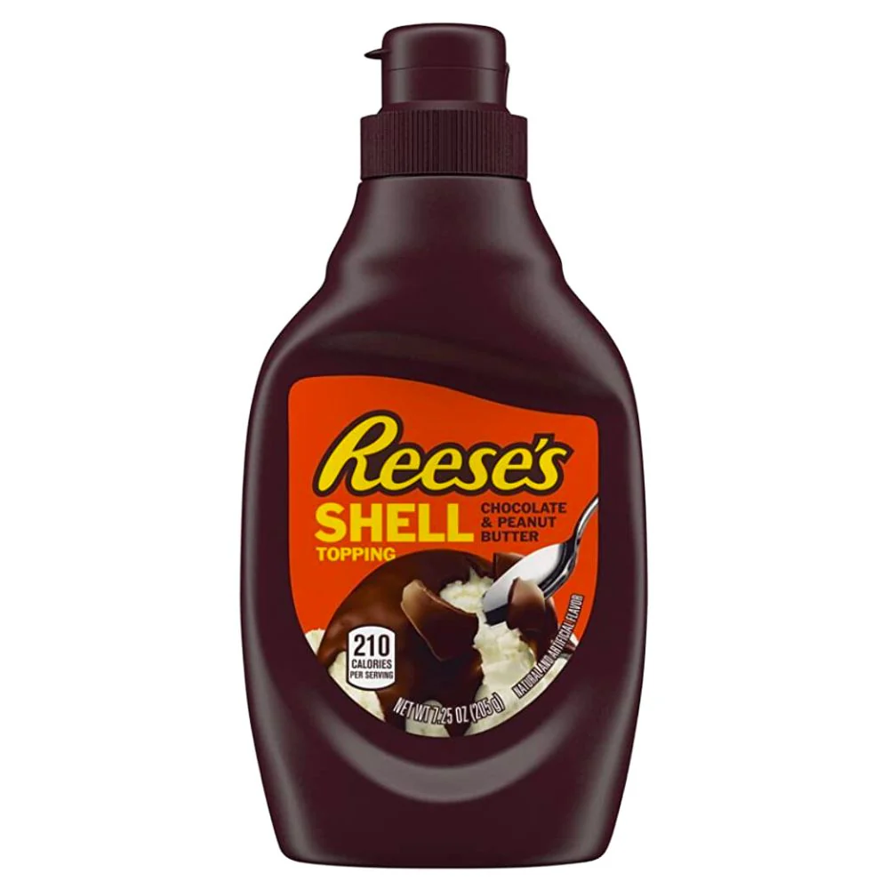 Reese's Shell Topping, topping al cioccolato e burro d'arachidi da 205g