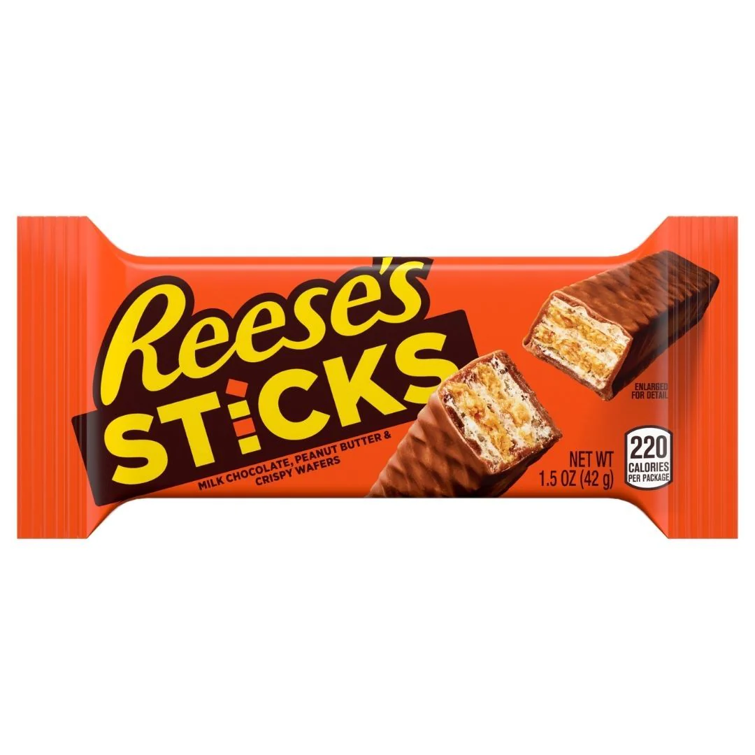 Reese's Sticks, wafer al burro d'arachidi da 42g
