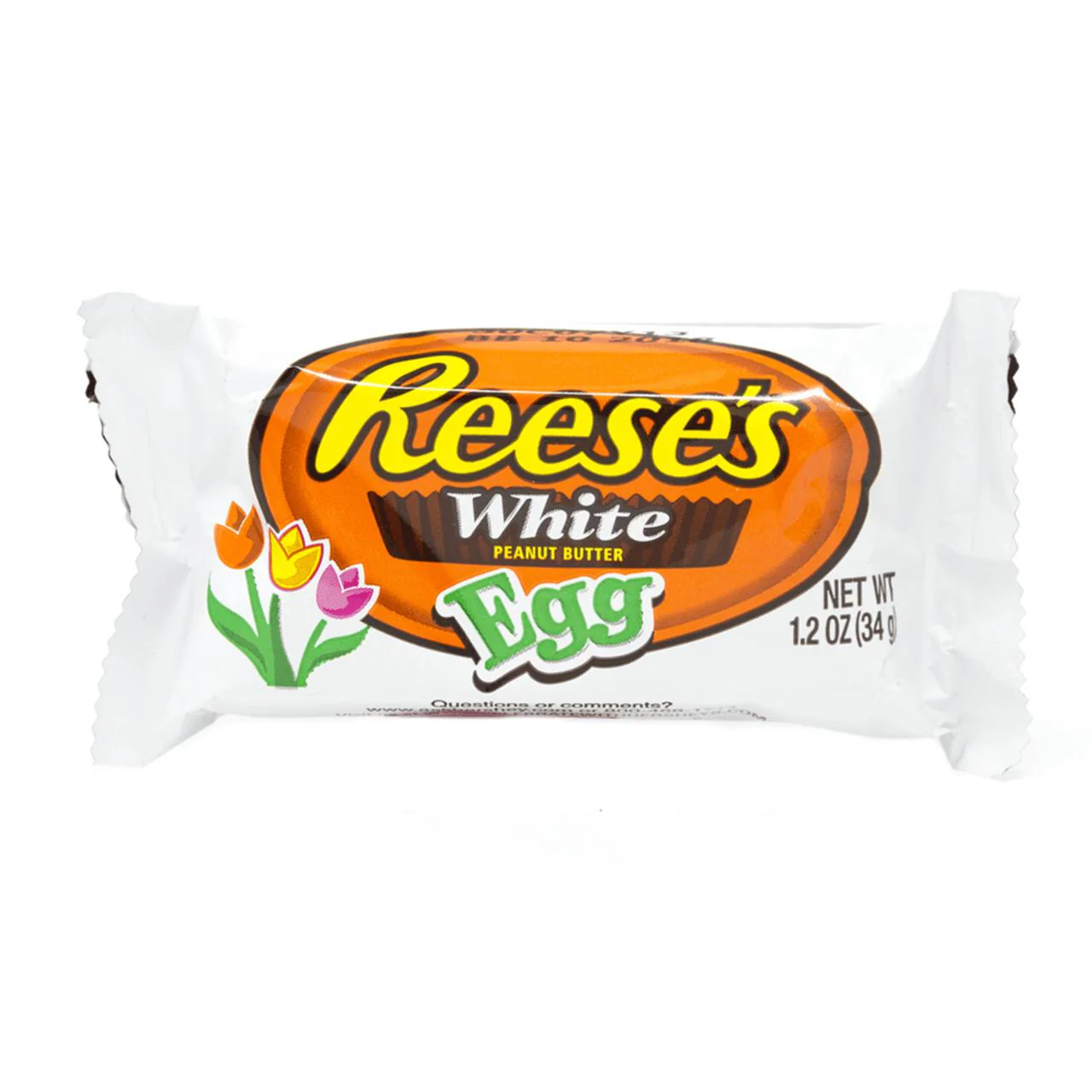 Reese's White Peanut Butter Egg, barretta al cioccolato bianco e arachidi da 34g