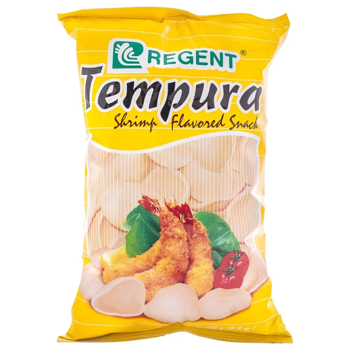 Regent Tempura Shripm Flavored Snack, patatine al gusto di gamberi da 100g