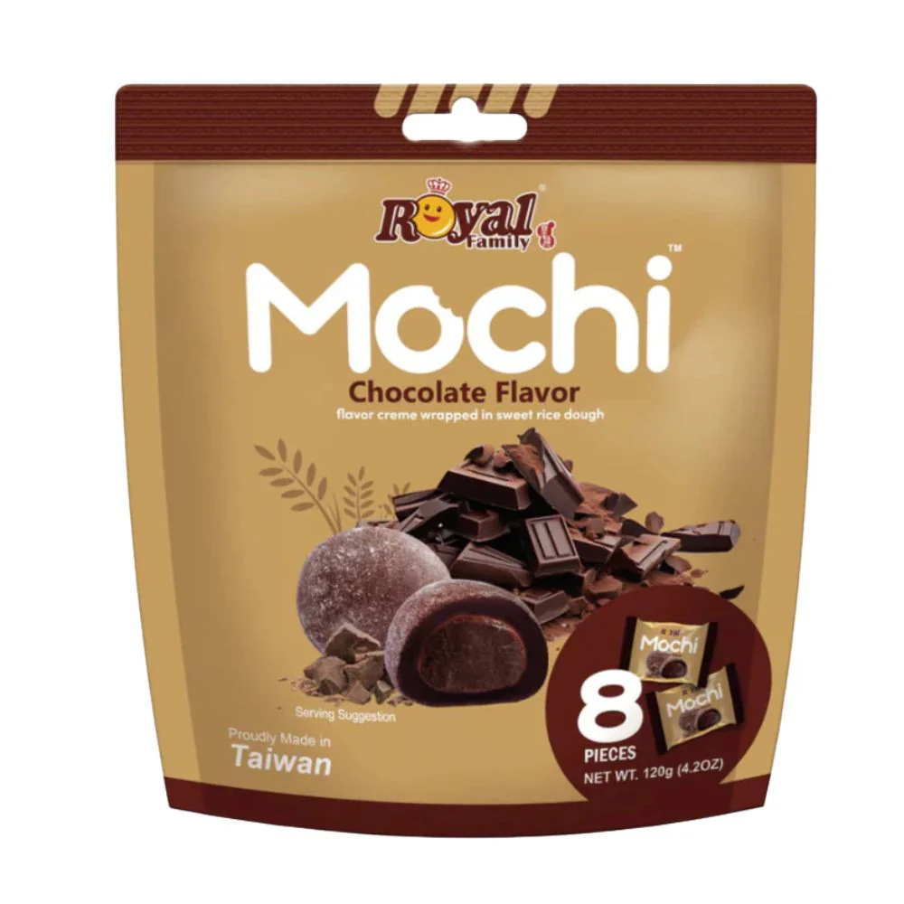 Royal Family Mochi Chocolate, mochi al gusto di cioccolato da 120g