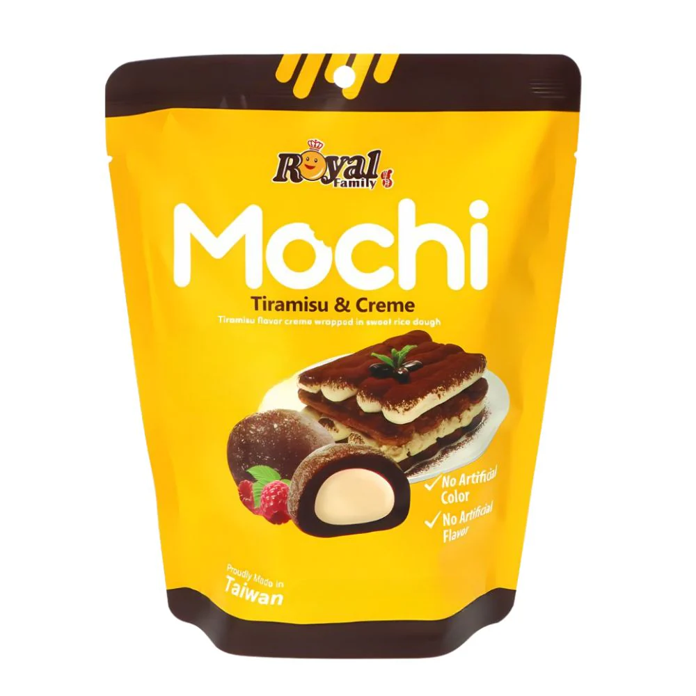 Royal Family Tiramisu And Creme Mochi, mochi al gusto di tiramisu da 180g