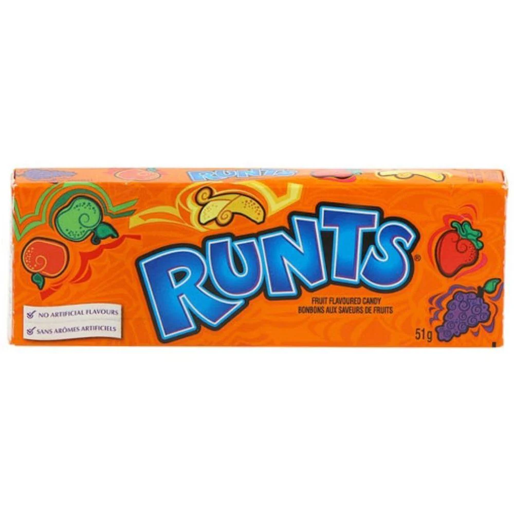 Runts, caramelle alla frutta da 51g