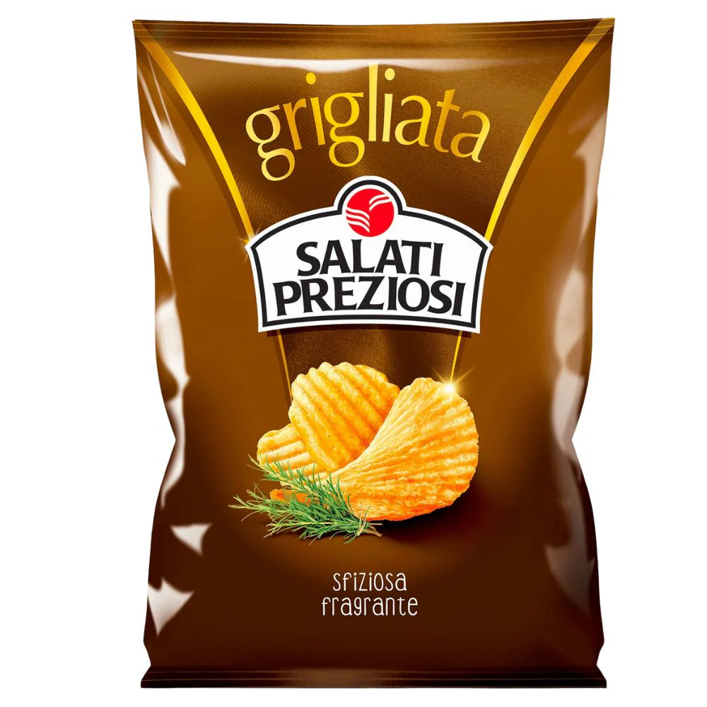 Salati Preziosi Grigliata, patatine grigliate da 70g