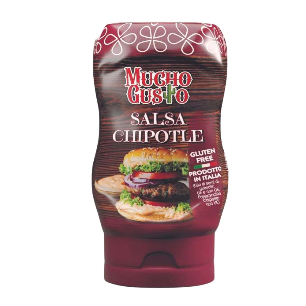 Mucho Gusto Salsa Chipotle, salsa a base maionese con peperoncino chipotle da 260g