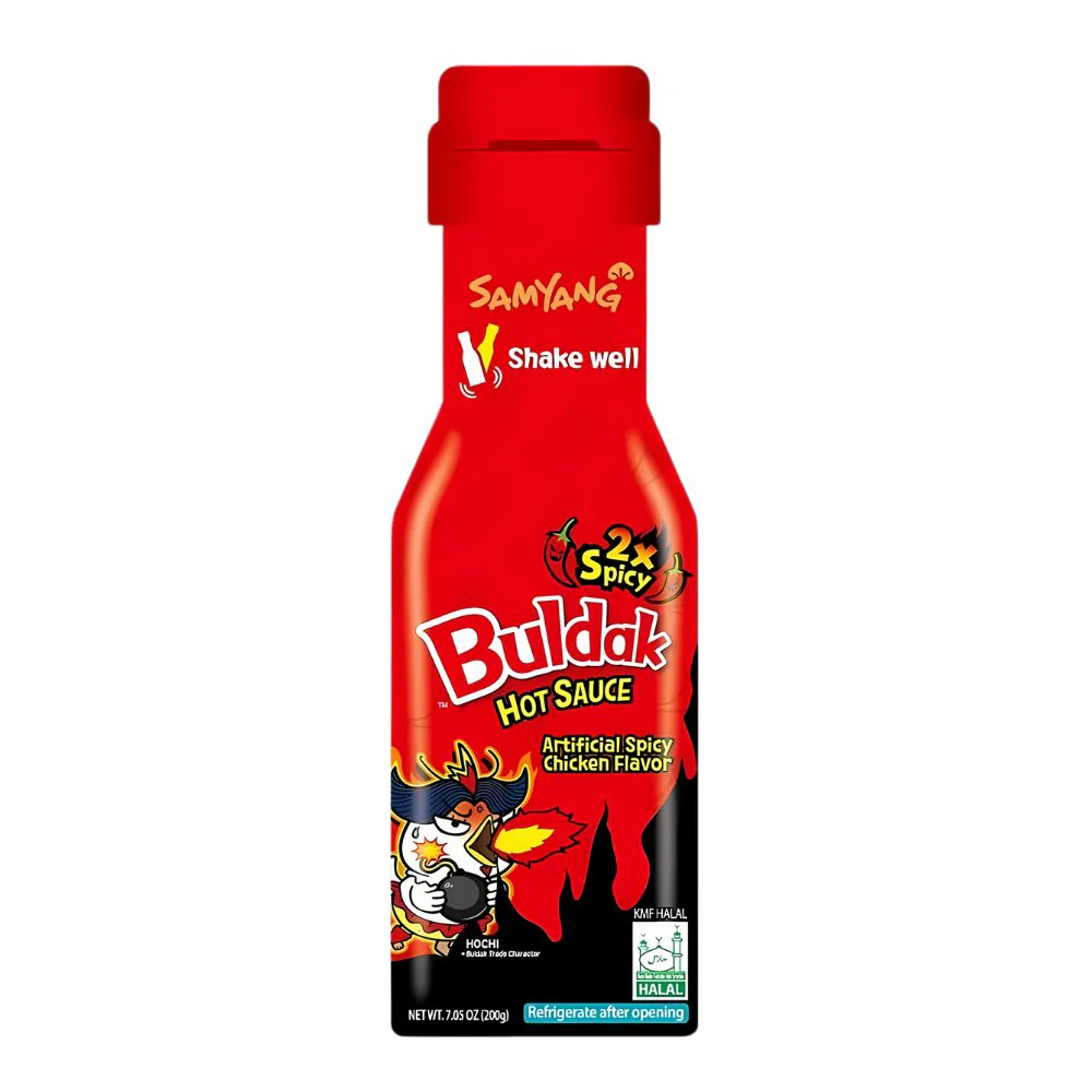 Samyang Buldak Hot Chicken Flavor Sauce Exstremely Spicy, salsa piccante al gusto di pollo da 200g