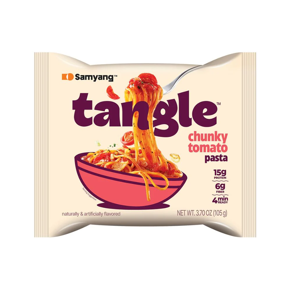 Samyang Tangle Chunky Tomato, noodles al gusto di pollo da 105g