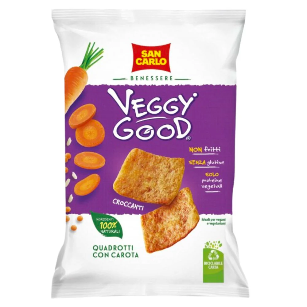 San Carlo Veggy Good, patatine vegane da 70g