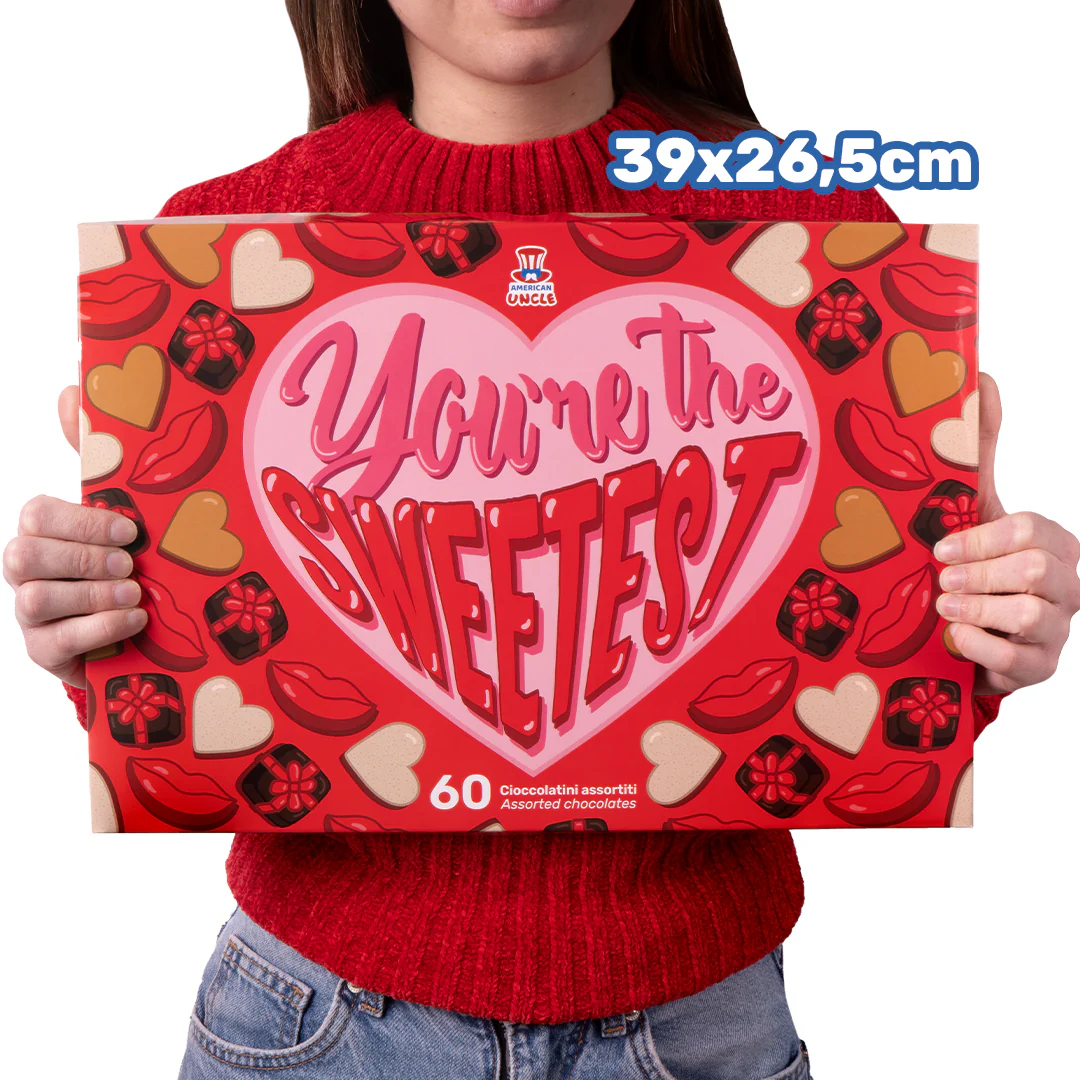 Scatola di cioccolatini “You’re the sweetest one”, box da 600 g con 60 cioccolatini misti - Image 3