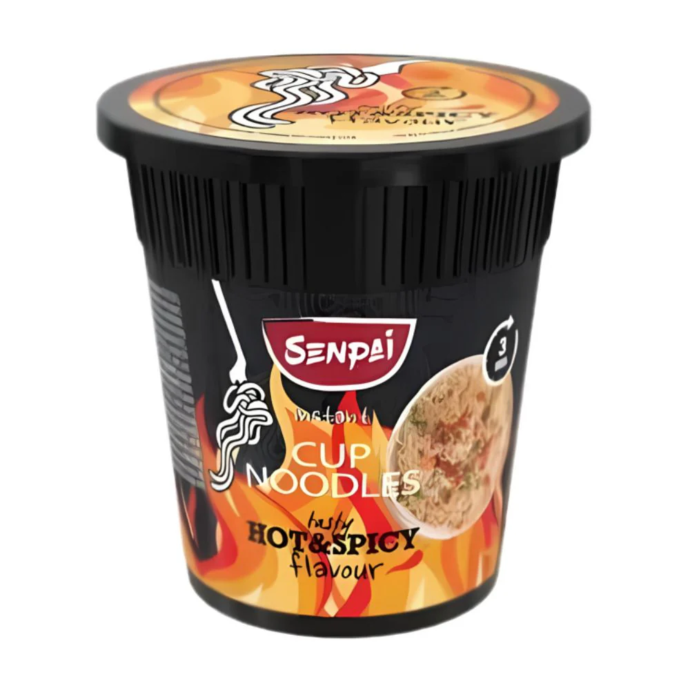 Senpai Noodles Cup Hot, noodles piccanti 60g