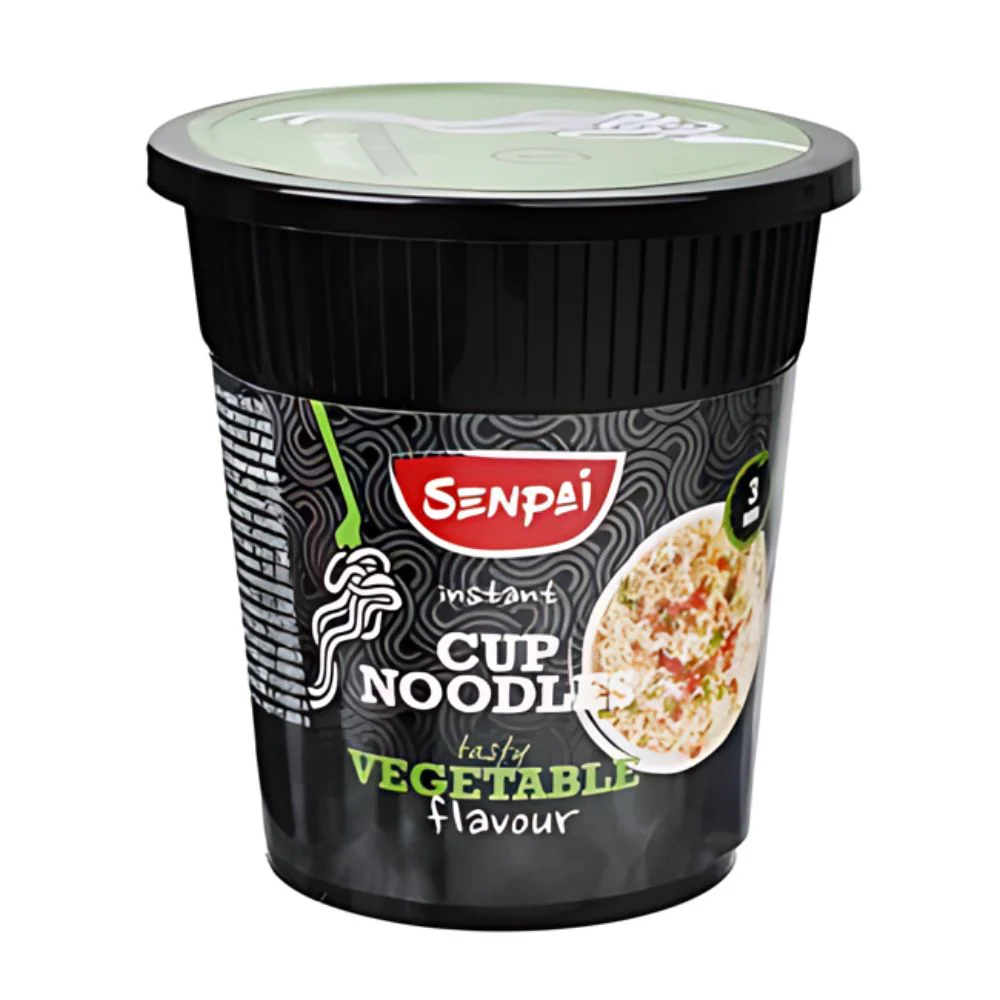 Senpai Noodles Cup Vegetable, noodles al gusto di verdure da 60g