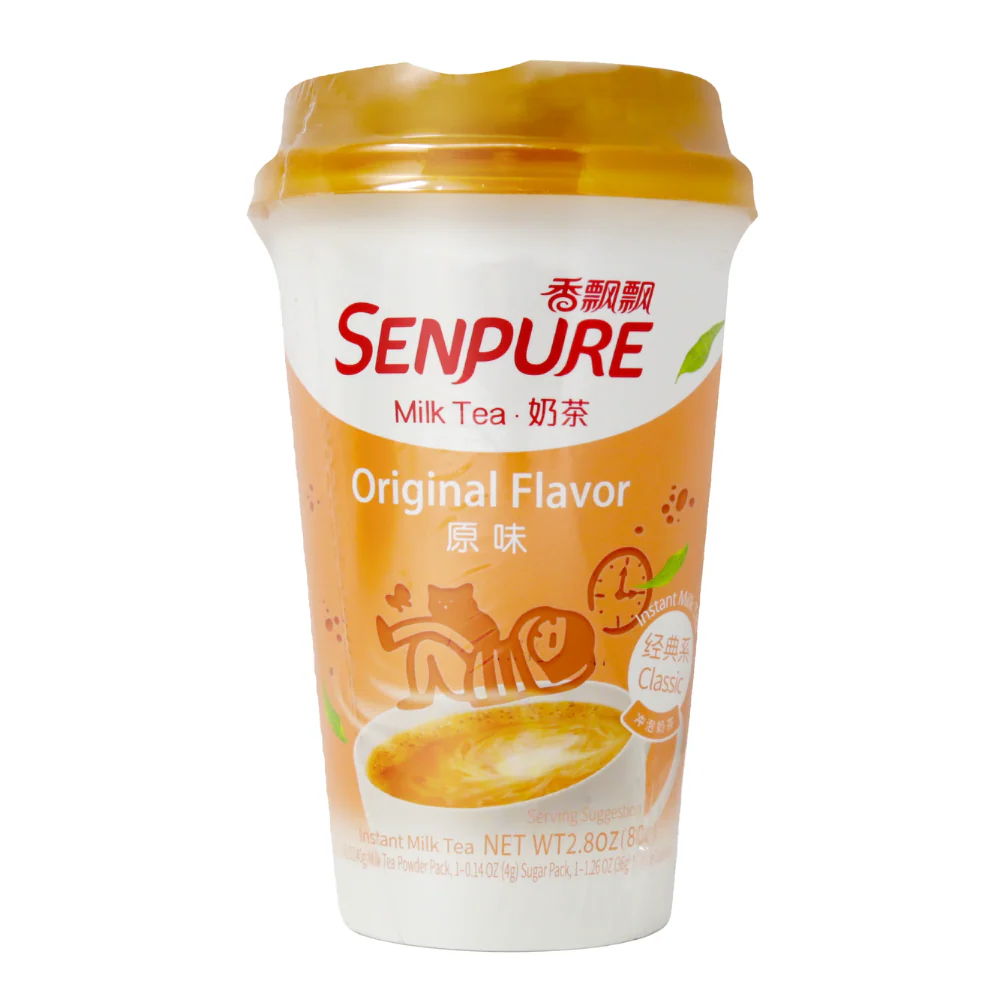 Senpure Instant Tea Drink Original Flavor, preparato per tè classico da 80g