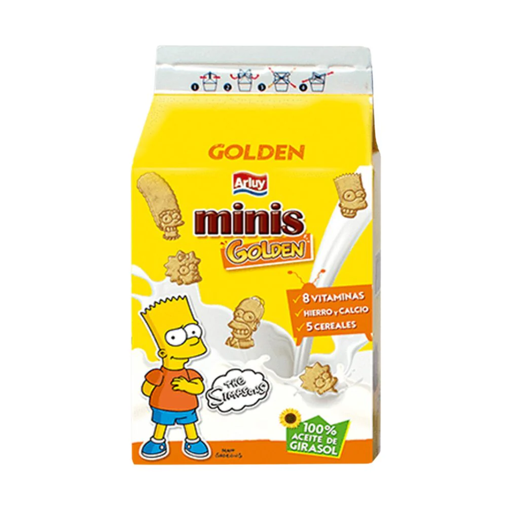 Simpsons Minis Golden, biscotti da 135g
