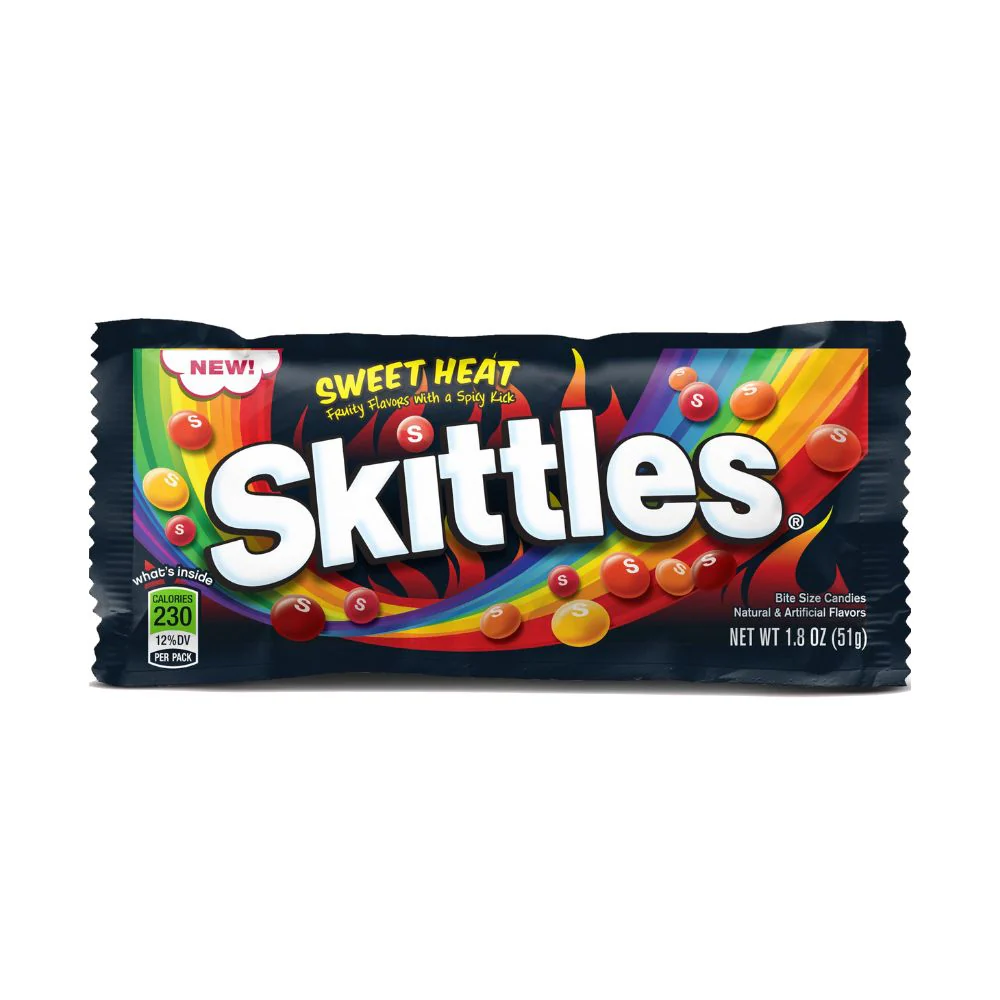 Skittles Sweet Heat, caramelle piccanti da 51g