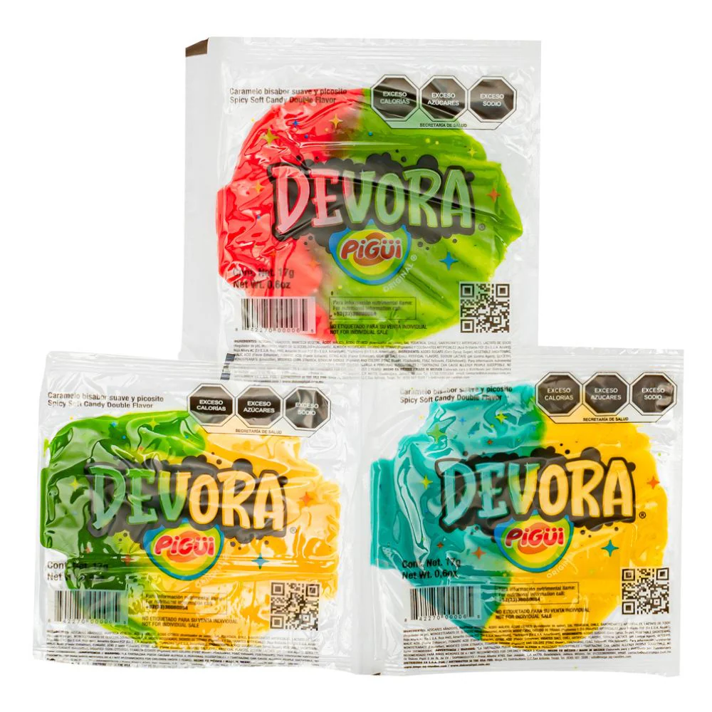 Slaps Devora Mix Fruit, caramella modellabile gusto a sorpresa da 17g