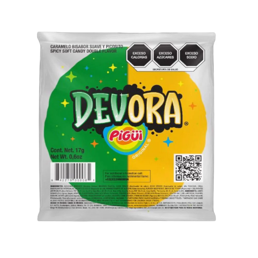Slaps Devora Pineapple Lemon, caramella modellabile al gusto di ananas e limone da 17g