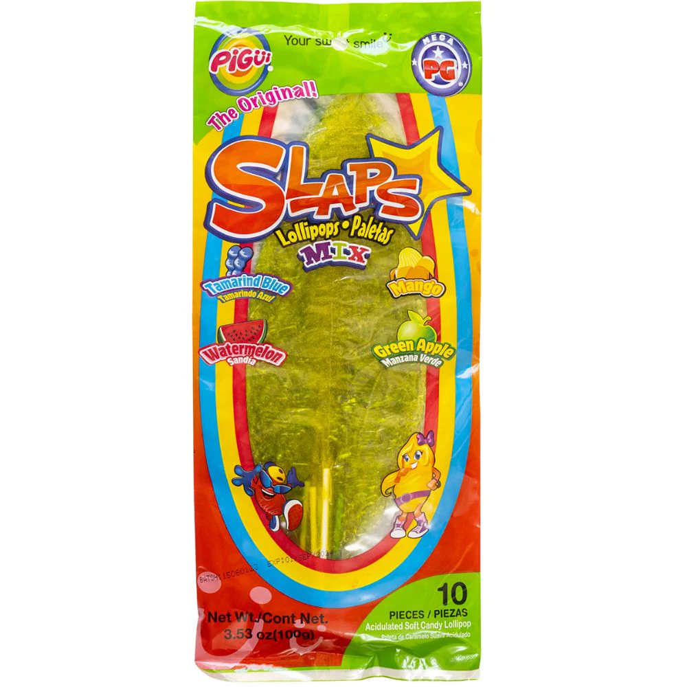 Slaps Lollipops Mix, caramelle modellabili alla frutta da 100g