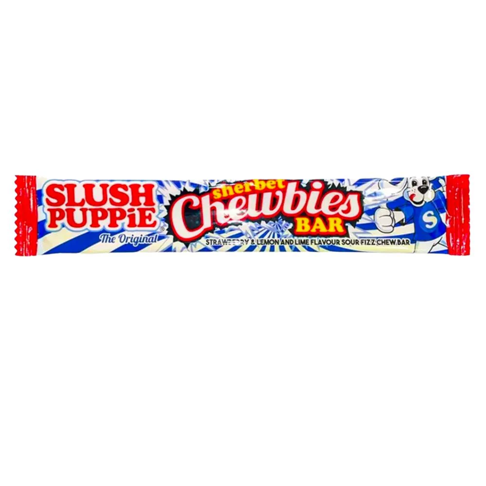 Slush Puppie Sherbert Chewbies Bar, caramella alla frutta da 25g