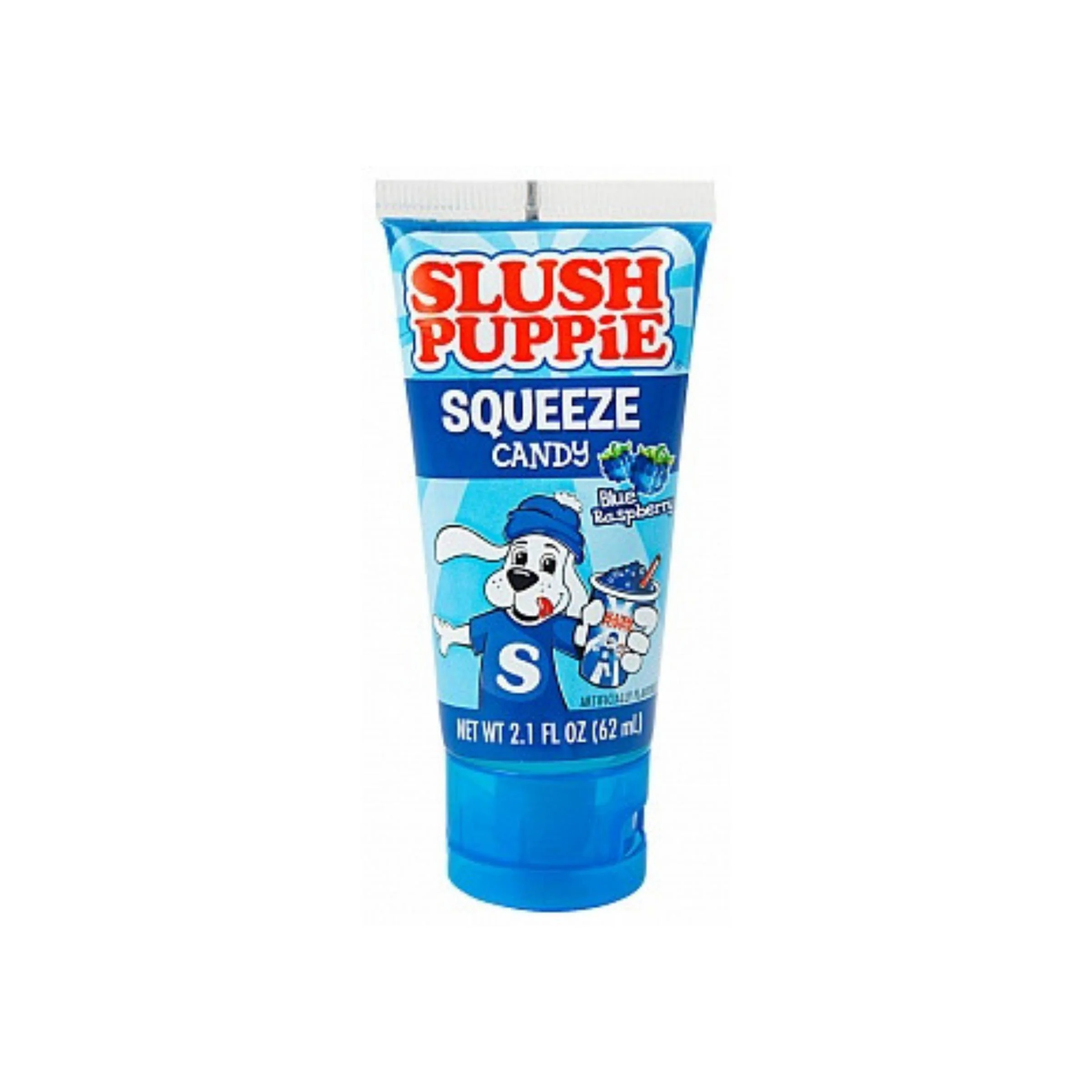 Slush Puppie Squeeze Candy Blue Raspberry, caramella liquida al mirtillo blu da 62 ml