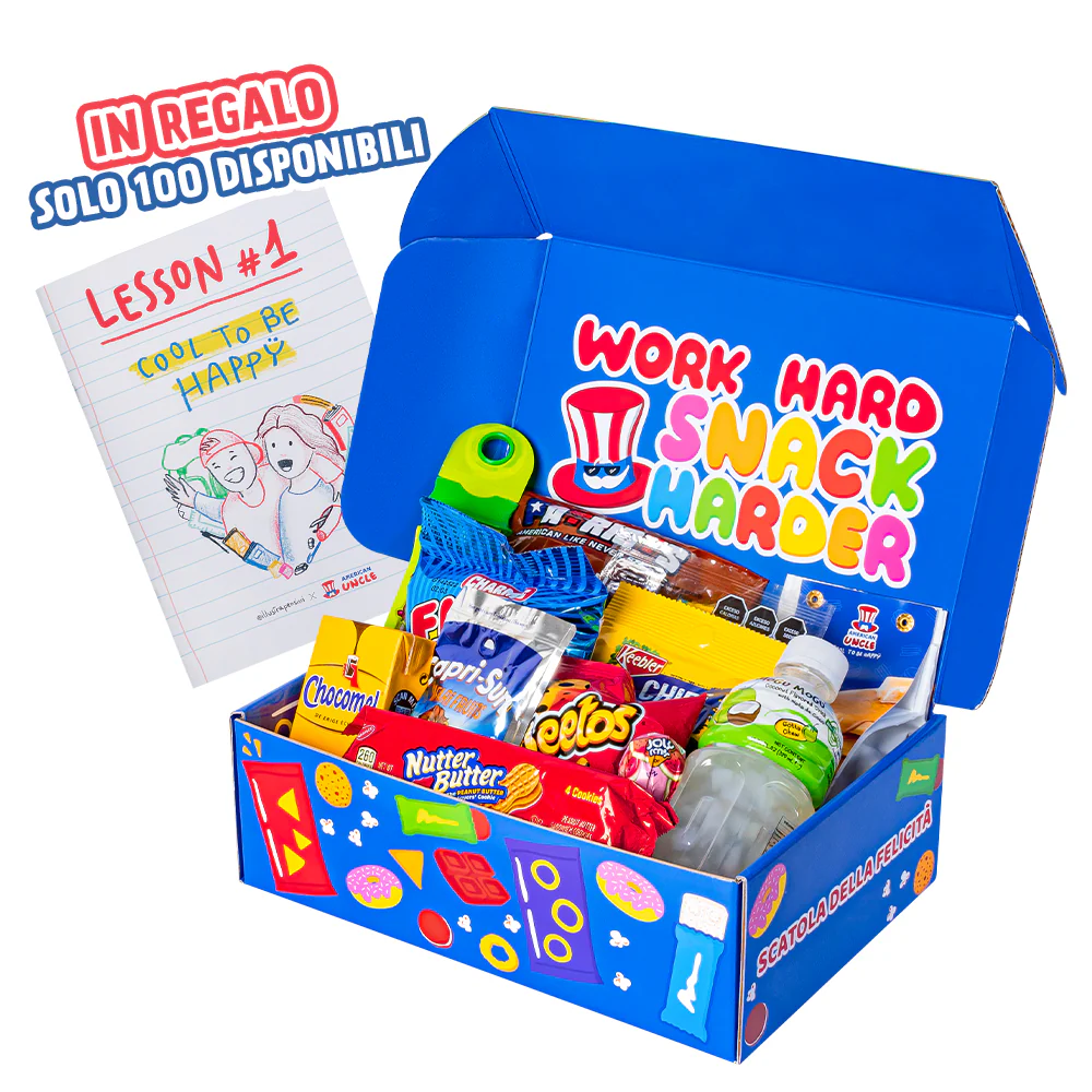 Back to School Box, scatola da 12 snack per il ritorno a scuola